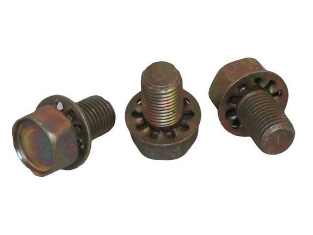 Crankshaft Pulley Fastener Kit, 3-pc, OE Correct AMK Products reproduction