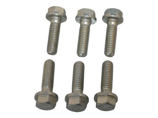 Bellhousing to Engine Fastener Kit, 6-pc, OE Correct AMK Products reproduction