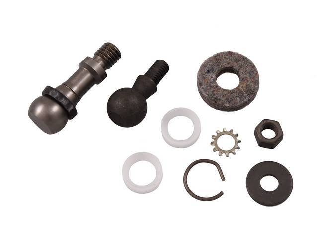 Clutch Bellcrank Fastener Kit, 9-pc, OE Correct AMK Products reproduction