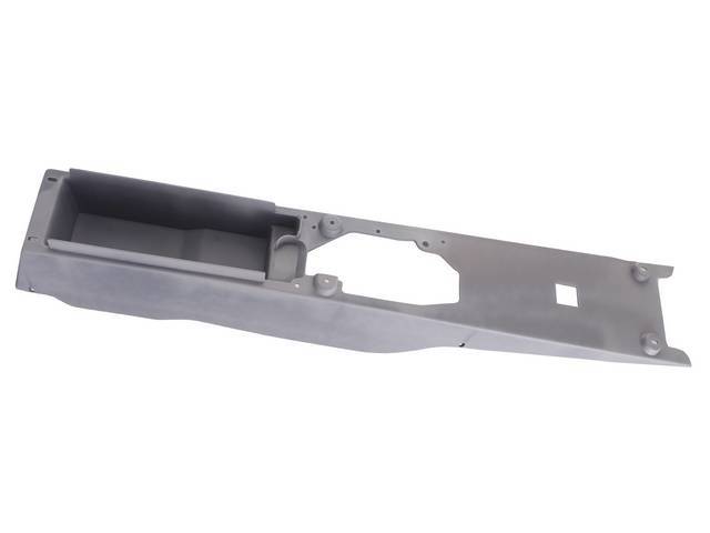 Console Shell, Primer Gray (can be painted / dyed to match), lower, plastic, reproduction