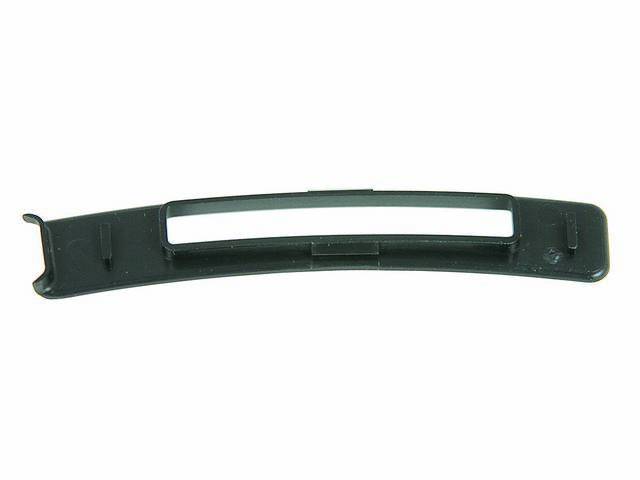 Dash Vehicle Identification Number (VIN) Frame, Black Plastic, reproduction