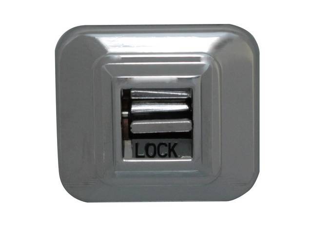 Power Door Lock Switch and Bezel / Escutcheon Assembly, 1 button, reproduction