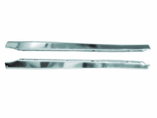 Rear Quarter Window Reveal Molding Set, (2), reproduction