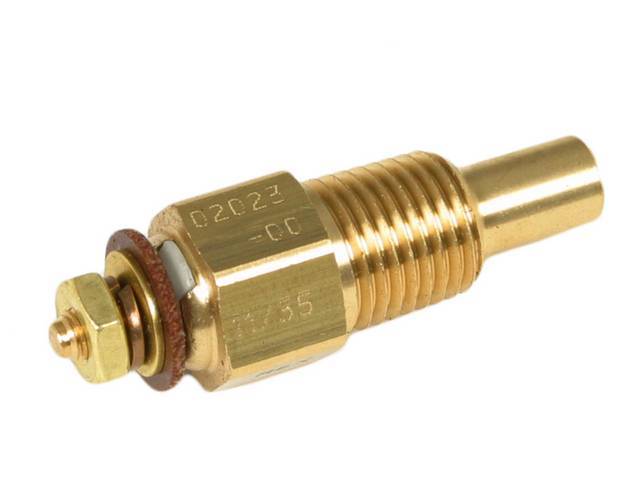 Sender, Coolant Temperature, Classic Instruments, 1/4 inch NPT, self-sealing tapered threads, for use w/ Classic Instruments gauges only