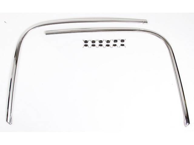 MOLDING SET, Convertible Top Well / Rear Quarter