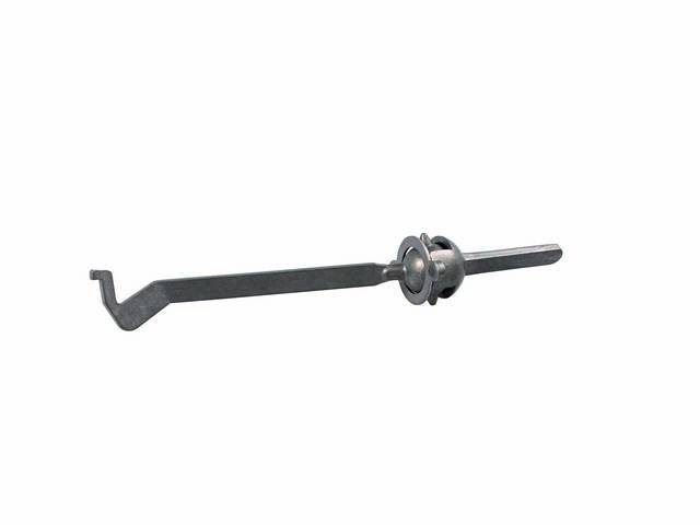 Lock Cylinder, Deck Lid / Trunk Lid Shaft,Curved, 7 3/4 Inch length, Exact OE-Correct reproduction
