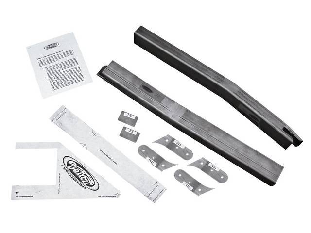 Weld-in style Subframe Connectors, Detroit Speed, Incl Brackets, Templates and Instructions, US-made