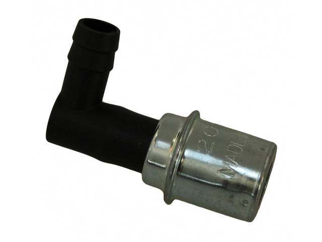 Crankcase Vent Valve (PCV), 90 degree elbow connection, replacement