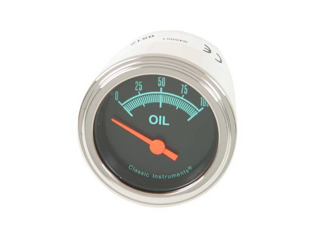 Gauge, Oil Pressure, Classic Instruments, G-Stock Series