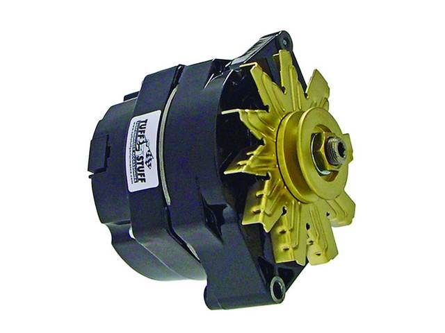 Alternator, New, US-Made by Tuff Stuff, w/ 100 Percent New Components, 100 amp, Black, reproduction
