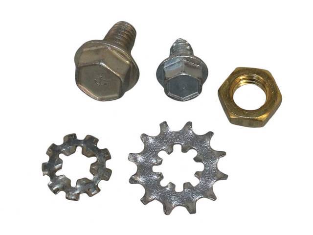 Battery Cables Fastener Kit, 5-pc, OE Correct AMK Products reproduction