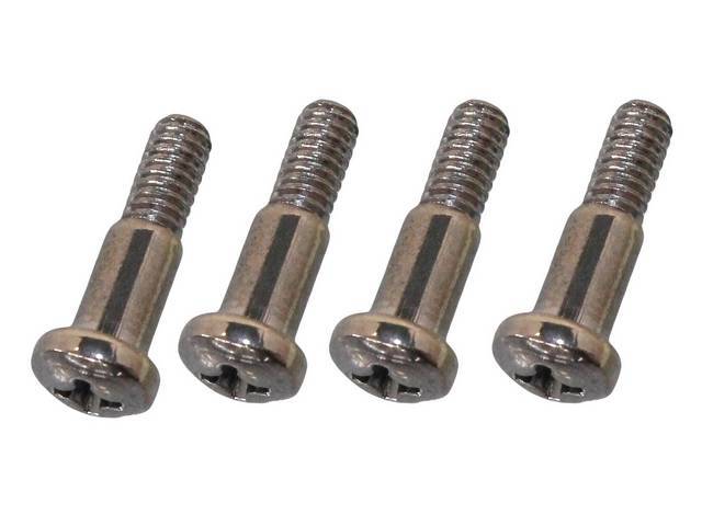 Back Up Light Lens Fastener Kit, 4-pc kit for (68)