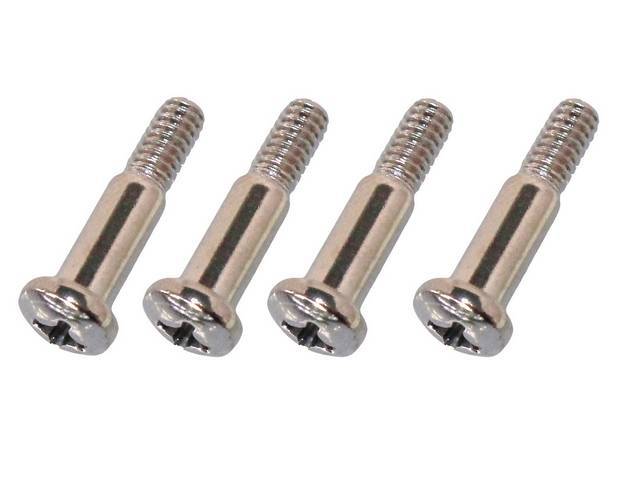 Back Up Light Lens Fastener Kit, 4-pc kit for (68-72 El Camino)