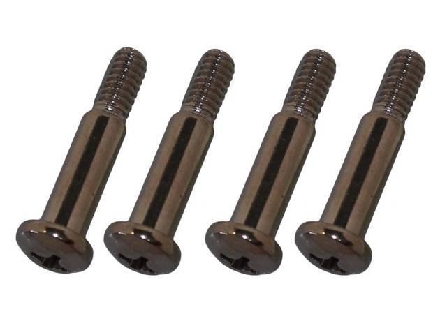 Back Up Light Lens Fastener Kit, 4-pc kit for (67-69)