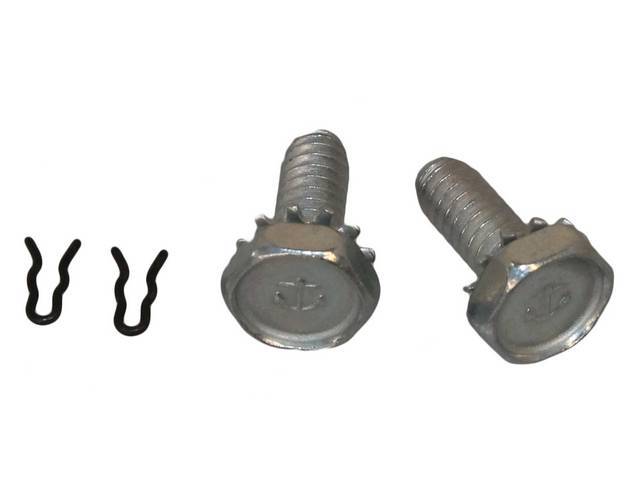 Back Up Light Switch and Rod Fastener Kit, 4-pc, OE Correct AMK Products reproduction