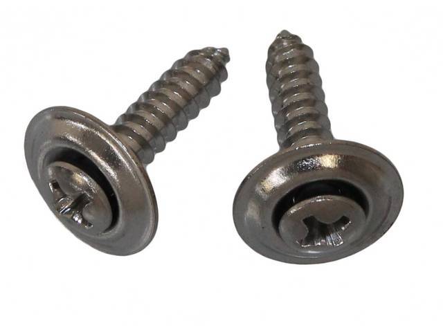 License Plate Light Fastener Kit, 2-pc OE Correct AMK Products reproduction for (78-81)