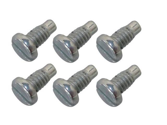 Head Light Retaining Rings Fastener Kit, 6-pc, OE Correct AMK Products reproduction