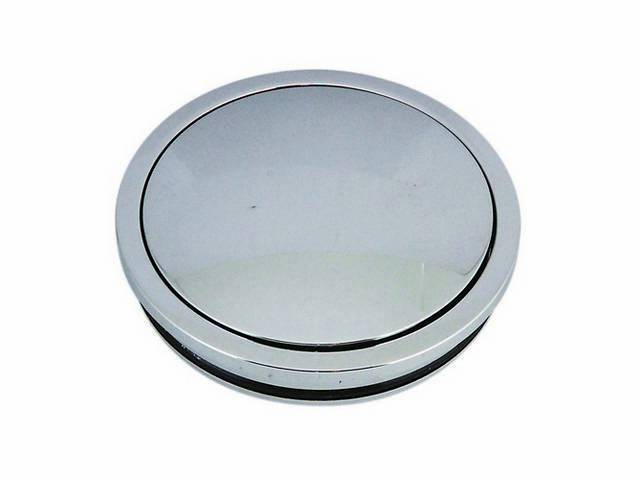 Horn Cap, Steering wheel custom billet aluminum chrome plated, Small cap