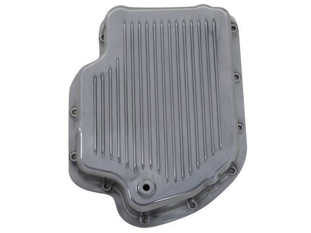 Transmission Oil Pan Kit, Turbo 400 / TH400 3-Speed A/T, polished aluminum, reproduction