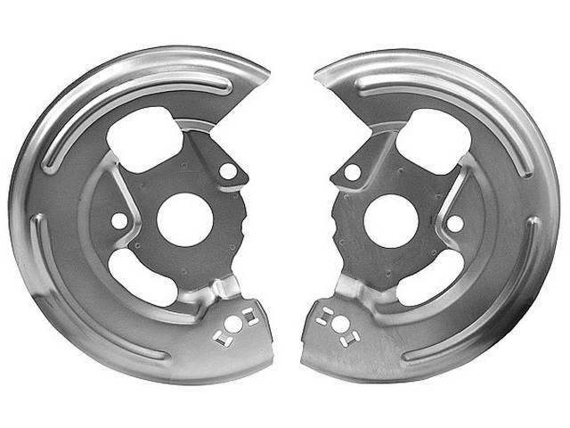 Brake Splash Shield / Backing Plate Set, Front Disc , replacement style reproduction