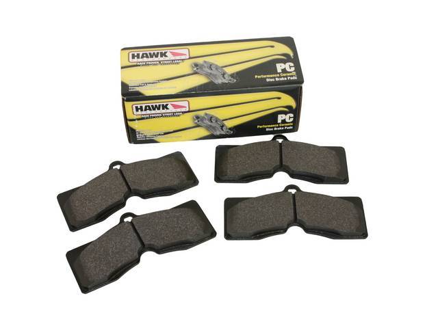 PAD SET, Disc Brake Caliper, Front Or Rear, Hawk Performance, Ceramic Compound, Designed for daily street use