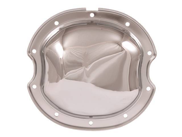 Chrome 10-Bolt Differential / Rear End Cover, 10 Bolt with "C" shaped cutouts by axle tubes