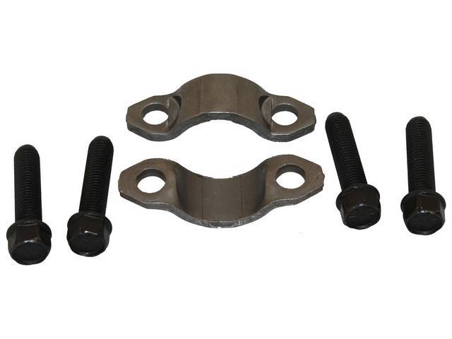 Driveshaft to Rear Axle Flange / Yoke Fastener Kit, 6-pc kit, OE Correct AMK Products reproduction