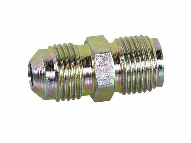 Hydraulic Steering Pump to Hose Fitting, Cad Plated Steel, reproduction