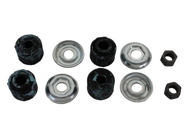 Upper Rear Shock Mounting Fastener Kit, 10-pc OE Correct AMK Products reproduction