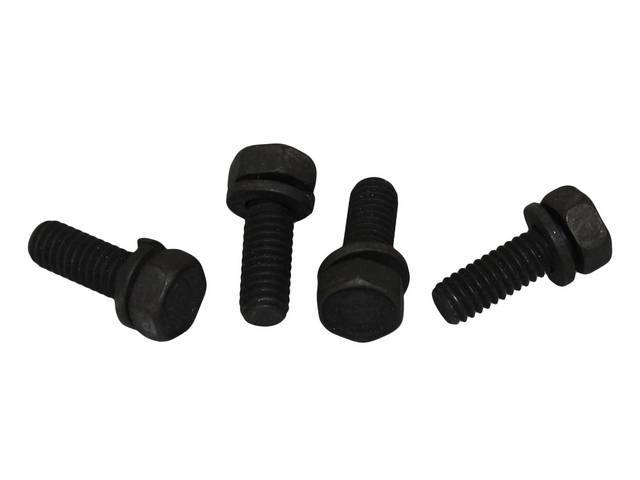 Upper Rear Shock Mounting Fastener Kit, 4-pc OE Correct AMK Products reproduction