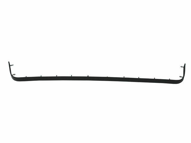 Impact Strip Assembly, Bumper, Rear, Plastic, includes mounting studs, reproduction