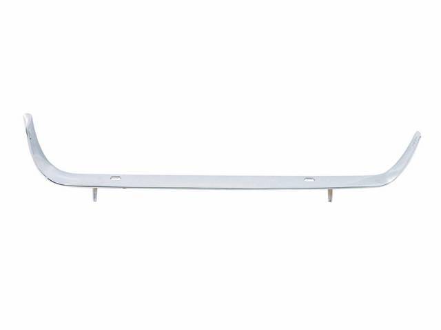 LH / Driver Side Front Valance Panel Molding, use w/ tilt head light door and valance panel grille