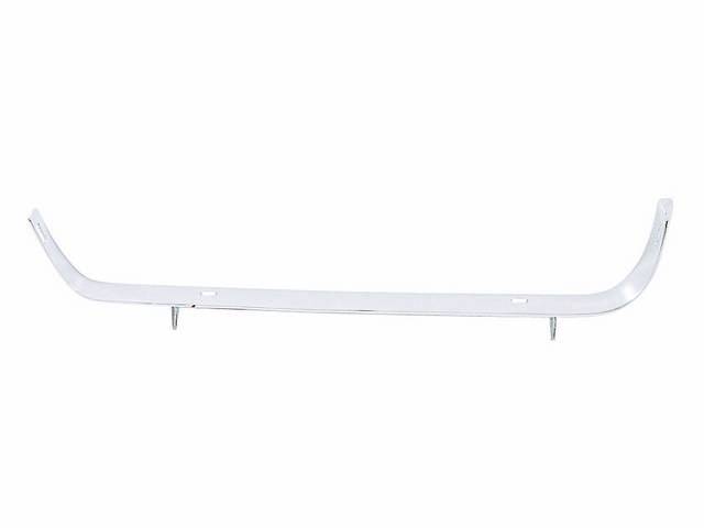 RH / Passenger Side Front Valance Panel Molding, use w/ tilt head light door and valance panel grille