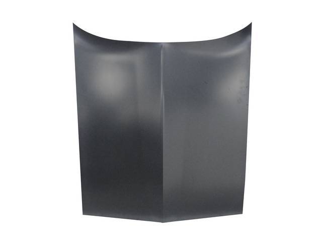 Hood, Std Flat, Steel, W/O Shaker Hole, repro
