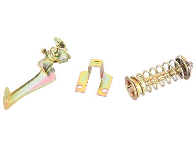 CATCH ASSY, Hood Safety / Latch, Upper, incl catch assy (GM group 8083), latch pilot bolt (GM group 8035), spring, catch stop (GM group 8083), Repro
