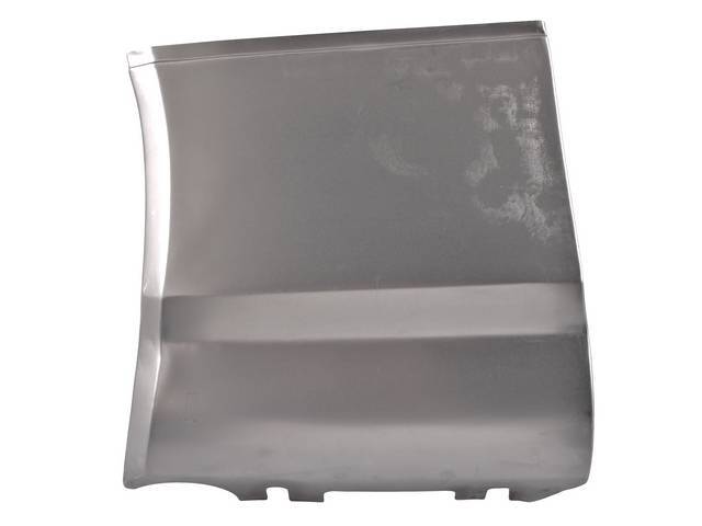 REPAIR PANEL, Lower Fender, Rear, LH, 12 Inches High, 21 gauge steel, incl inner brace, Repro