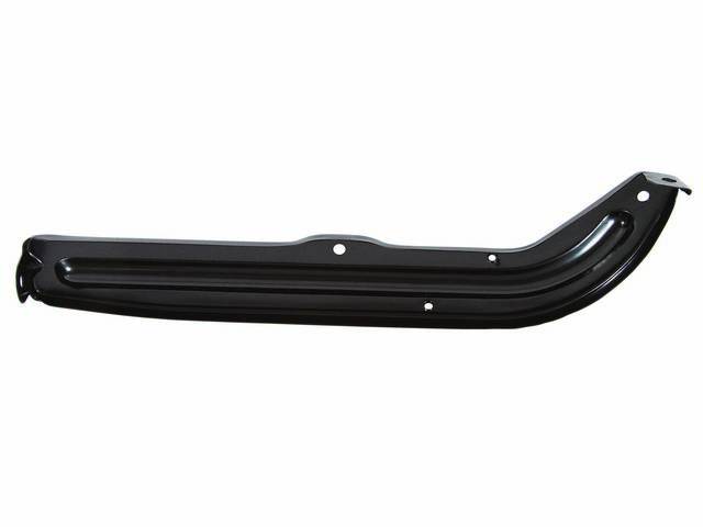SUPPORT, Front End Sheetmetal Brace / Hood Lock, mounts to bottom of lower hood lock / latch and the radiator core support, horns attach to this part, repro