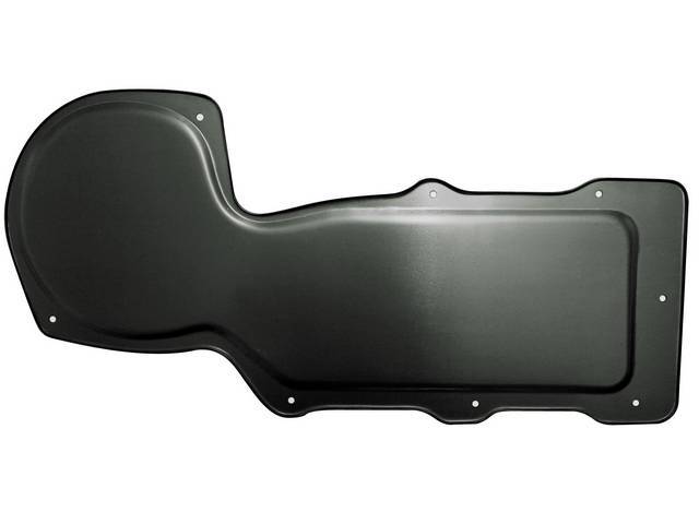 Firewall Heater Delete Plate, bolt-in style, for heater core opening and blower motor, US-Made