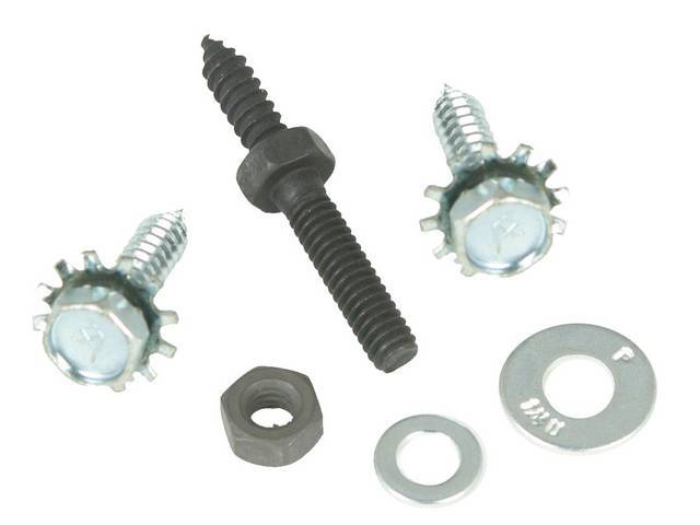 A/C Evaporator Fastener Kit, Firewall, 6-pc, OE Correct AMK Products reproduction
