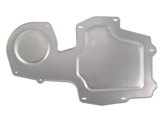Firewall A/C Delete Plate, bolt-in style, US-Made reproduction