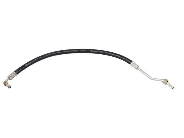 A/C Outlet Liquid Hose, connects outlet side of filter-drier to expansion valve, US-Made reproduction