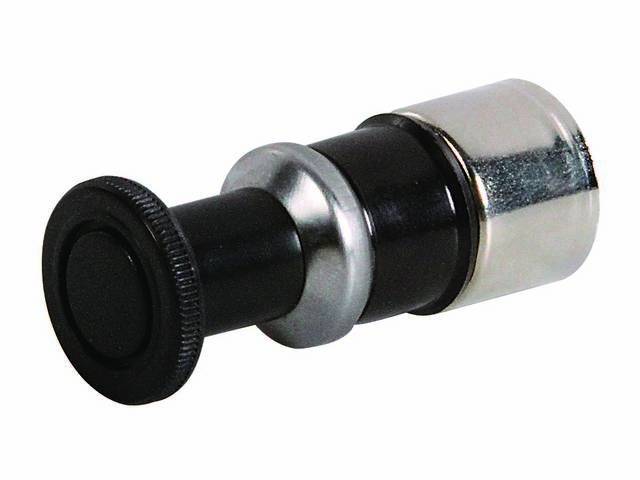 Cigar Lighter Knob and Element, black knob, Rochester, reproduction
