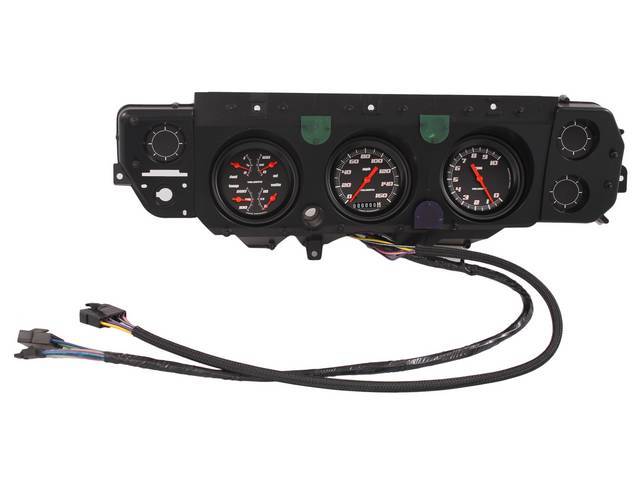 Gauge Kit, Velocity Black Series, Classic Instruments