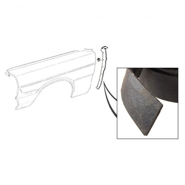 Dennis Carpenter Cowl Panel Seal - 1966 Ford Car C6AZ-62021A22-PR
