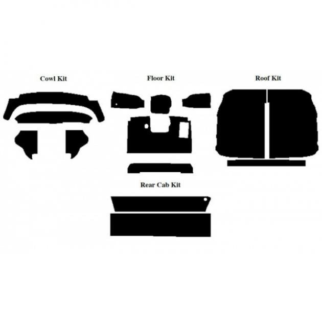 AcoustiSHIELD - Complete Cab Insulation Kit - Pickup