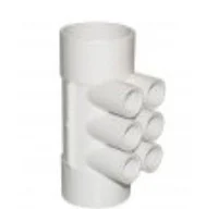 Caldera Spa Water Manifold 2 Inch S X 2 Inch S X 6 1/2 Inch Ports 010006