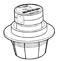 Caretaker Pop Up Environpool High Flow Head Only, Gold | CT 4-9-356