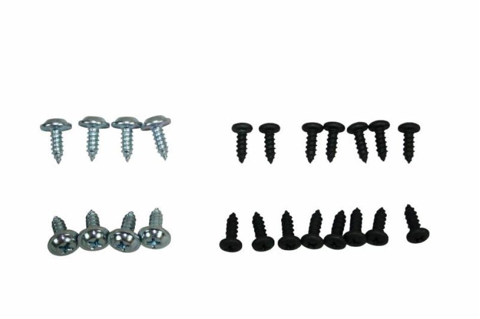 Shafers Classic Reproductions 1963 Full Size Ford Screws to Secure the SS Upper Quarter Body Window Trim and the Seal for the Front Door Upper Window Glass QWT600