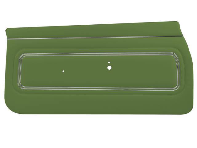 PANEL SET, Inside Door, Std, Jade Green (actual color, GM called Jade), PUI, *Silver Edition*, madrid grain vinyl