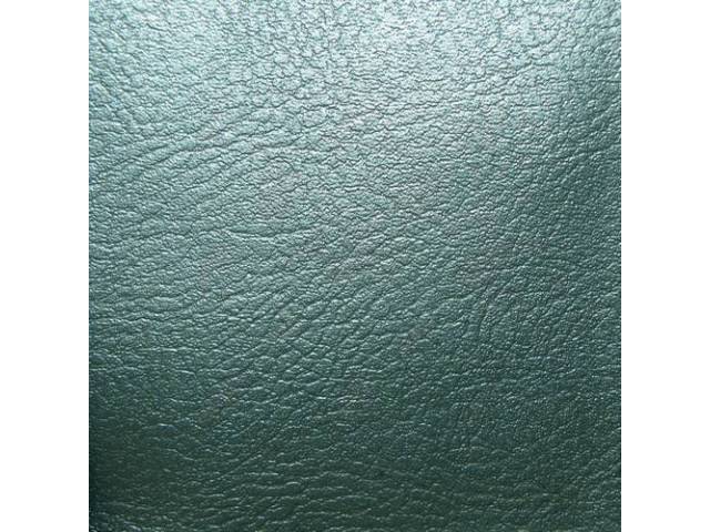COVER SET, Head Rest, Buckets, Dark Aqua (actual color, GM called Turquoise or Dark Turquoise), PUI, madrid grain vinyl